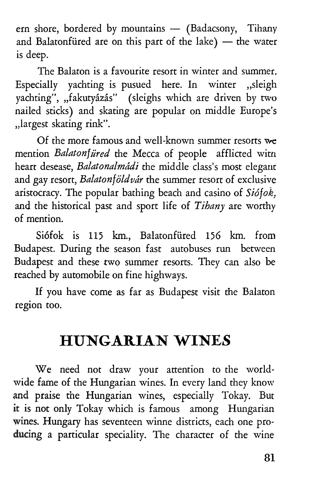 1911 Hungarian Specialities Cookery Vintage Cook Book 90 Pages