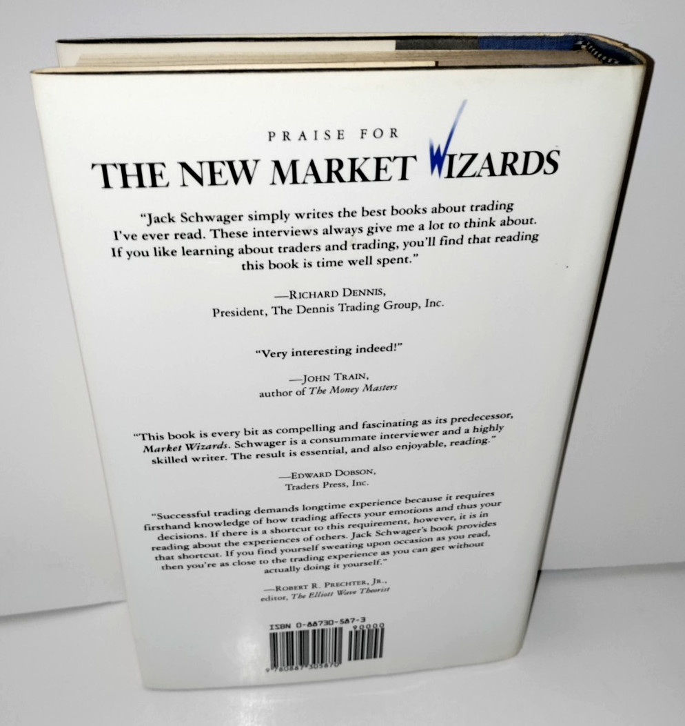 New Market Wizards : Conversations by Jack D. Schwager 1992 HC