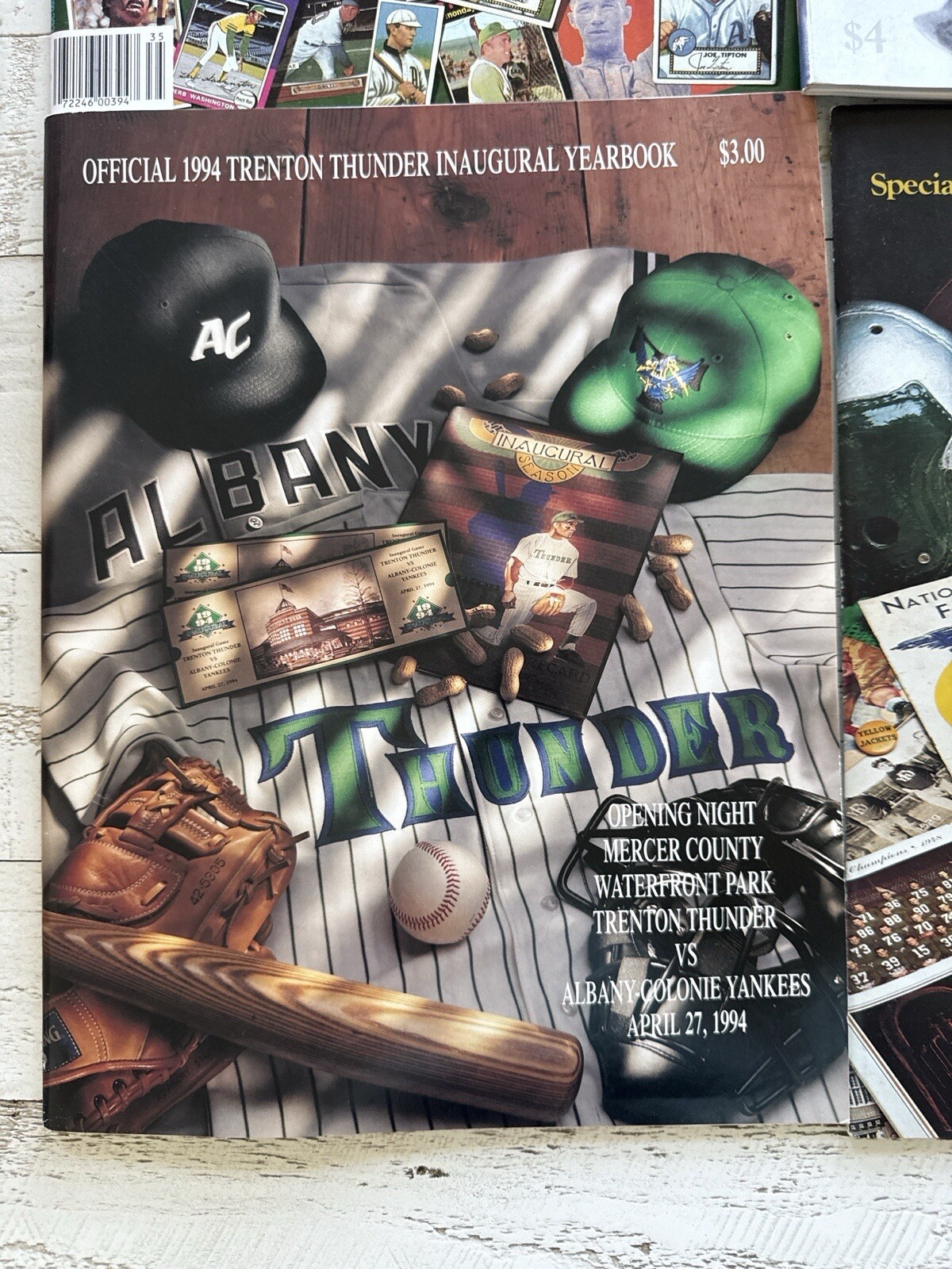 Lot of 7 Sports Yearbooks MLB NFL 1982–2003 Phillies Mets Giants A’s Tigers