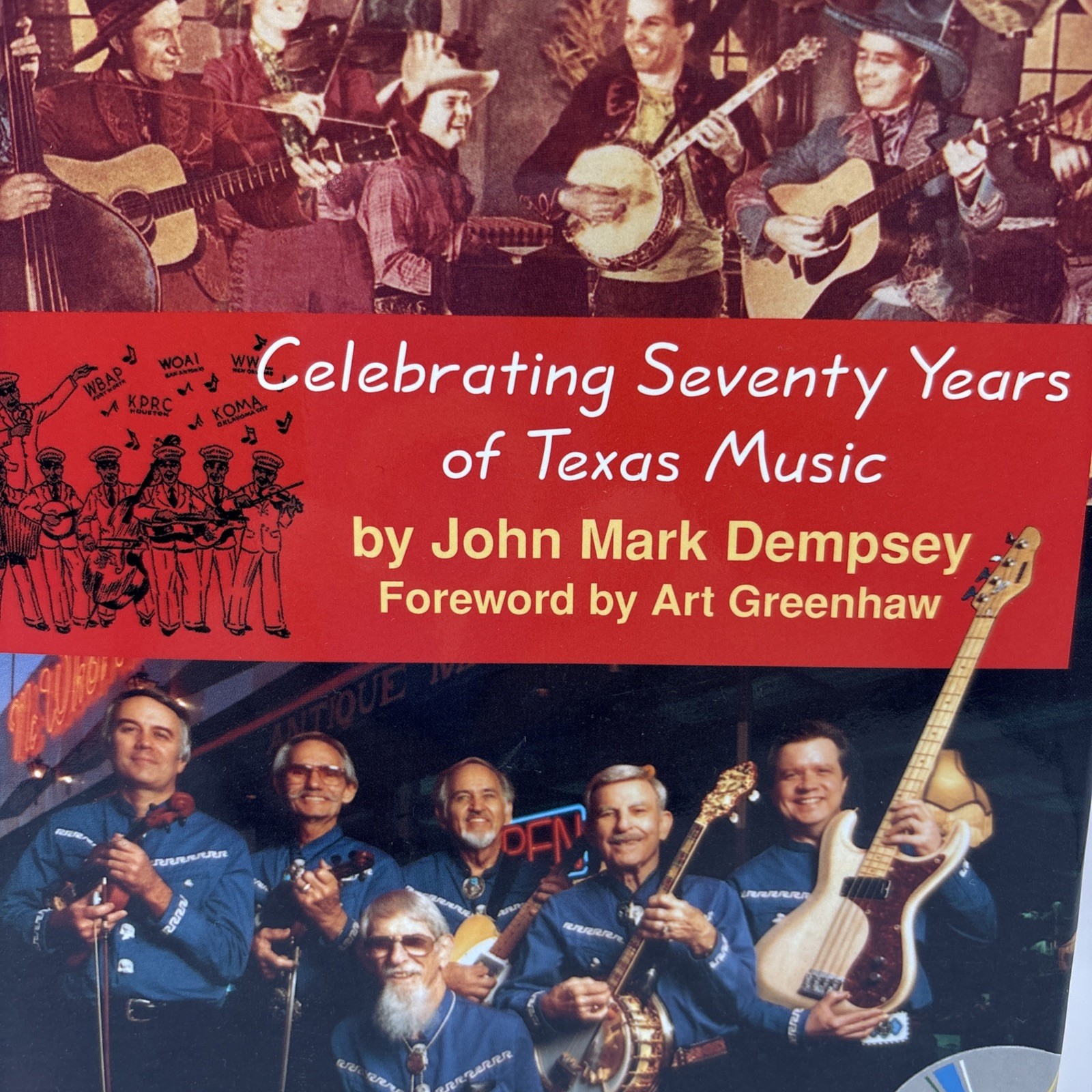 VTG Light Crust Doughboys On the Air HB w/dj-John Mark Dempsey+CD-2002-294 pages