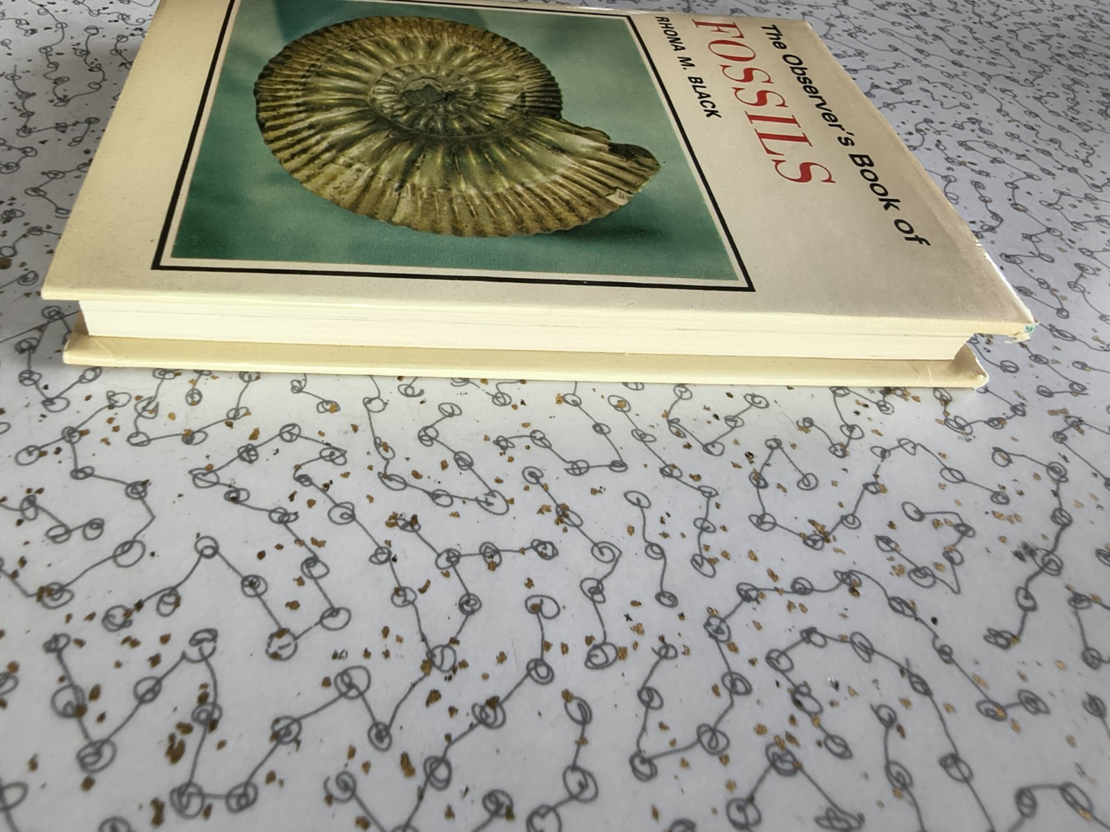 The Observer’s Book of Fossils by Rhona M. Black 1977 First Edition Hardback