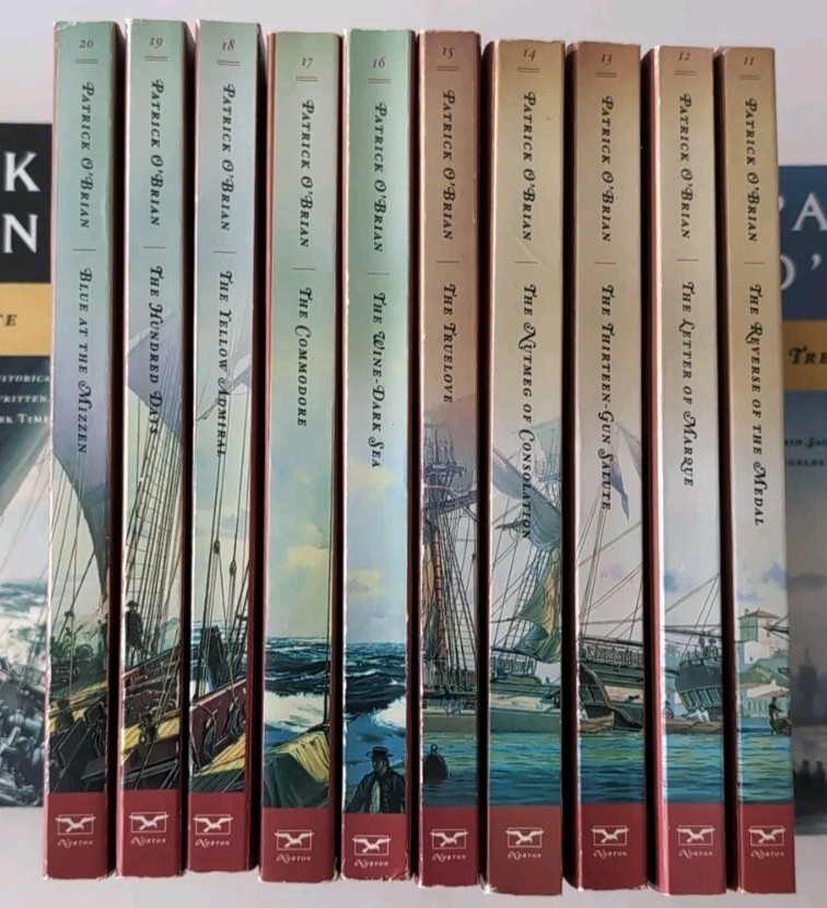 Lot Of 19 Patrick O’Brian,Norton Publishing, Paperback Books, No Vol. 2