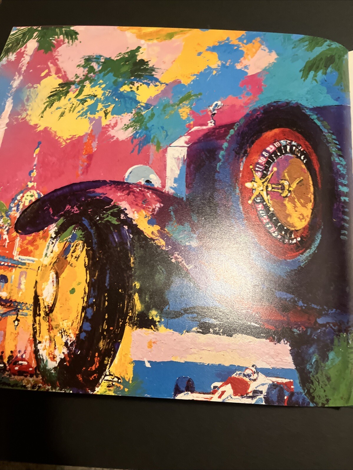 Monte Carlo Chase – LeRoy Neiman Hardcover (1988). Coffee Table Book