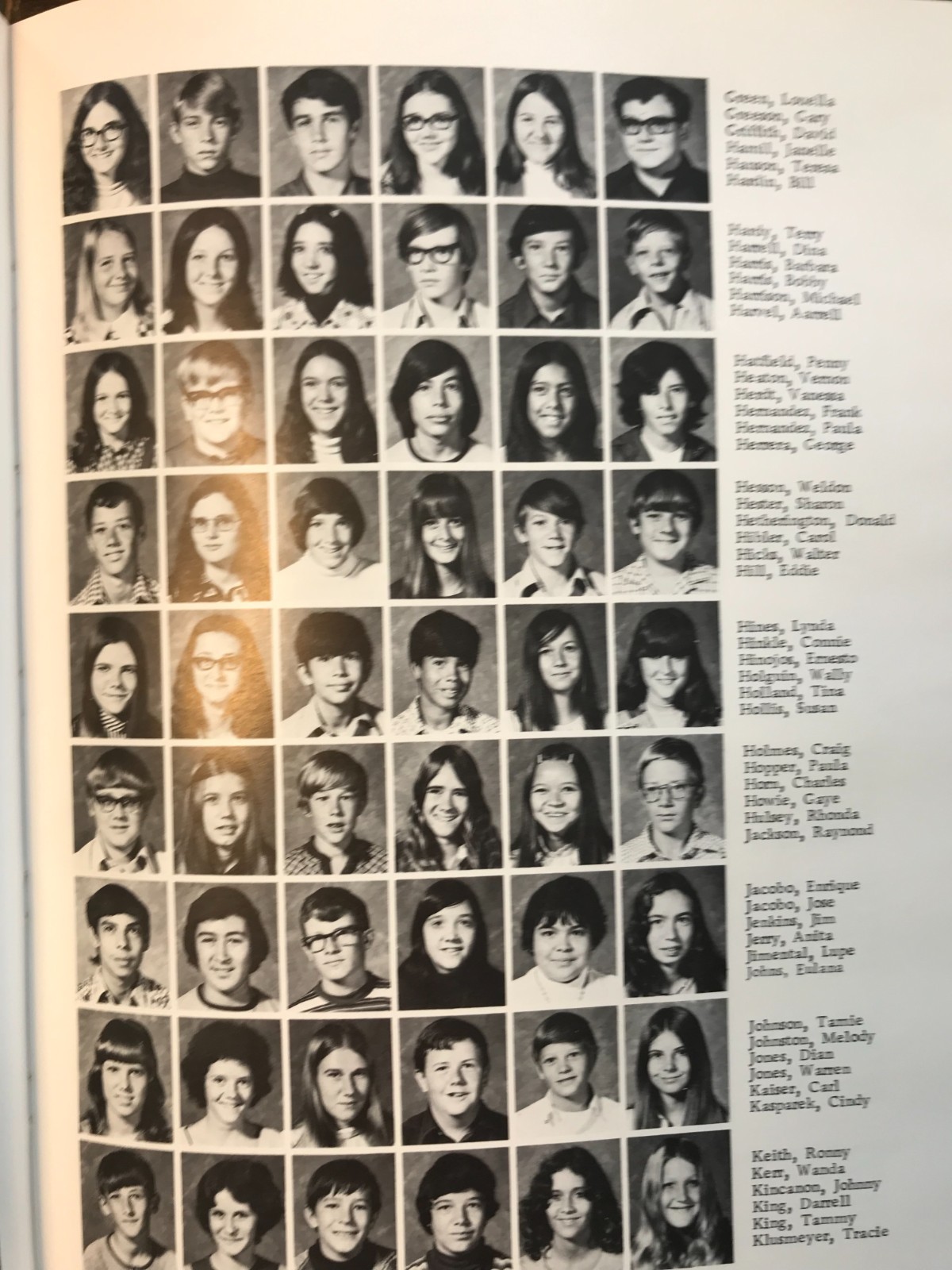 1974 The Round-Up Crockett Junior High School Yearbook, Odessa, Texas