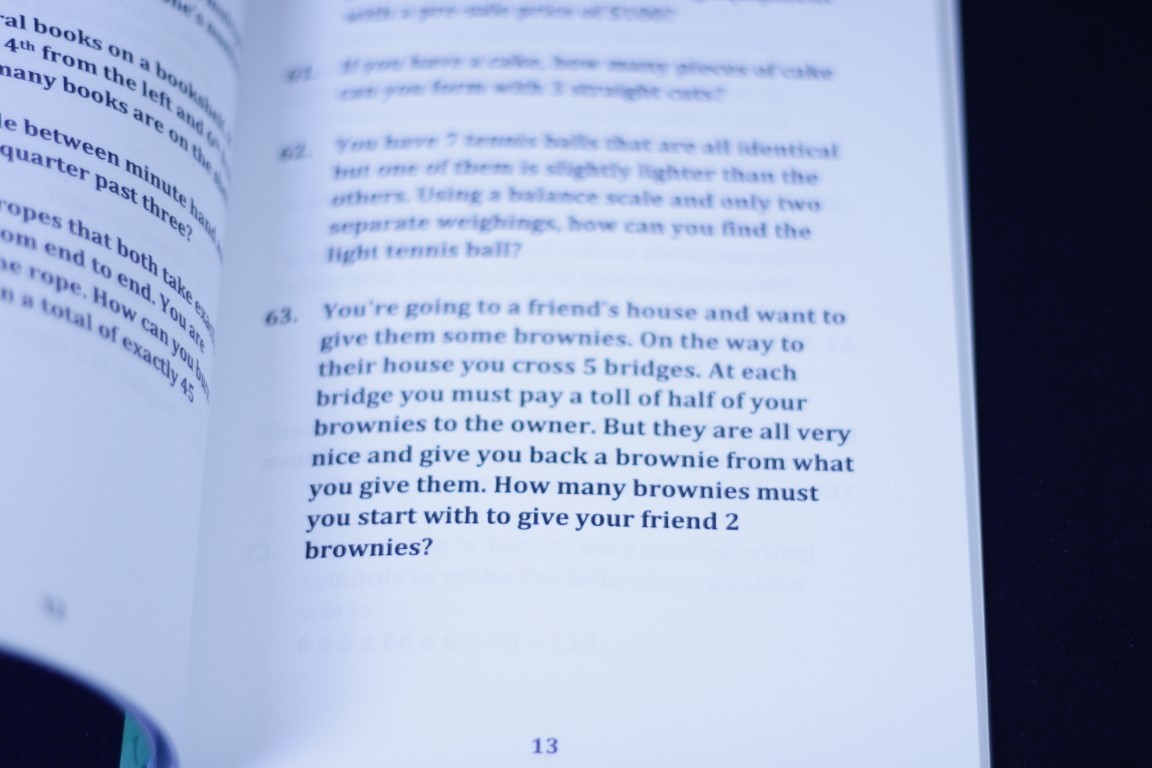 Math Riddles for Smart Kids by M. Prefontaine Math Riddles and Brain Teasers