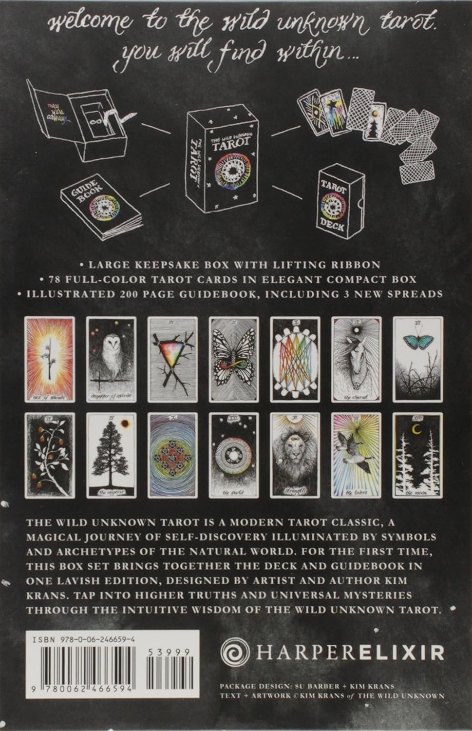 The Wild Unknown Tarot Deck & Guidebook Official Box Set, Kim Krans, NEW