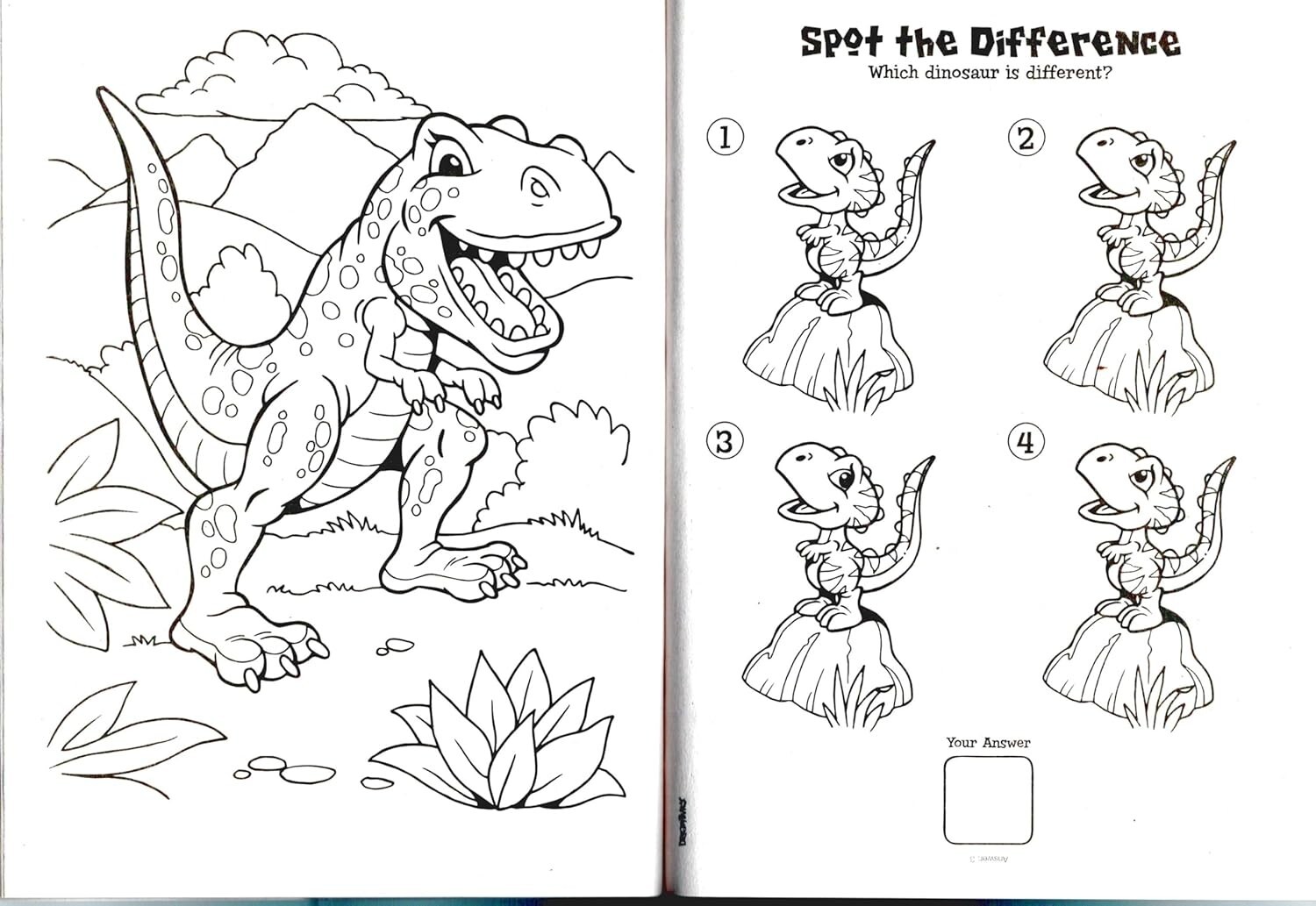Dino Crash & Dino Trouble – Coloring & Activity Book (Set of 2 Books)
