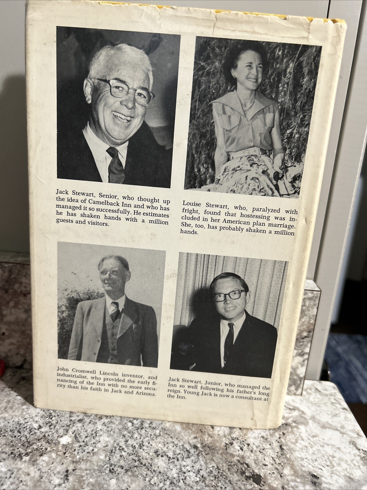 SIGNED We Met at Camelback: Story of Jack & Louise Stewart INN Stevenson (1968)