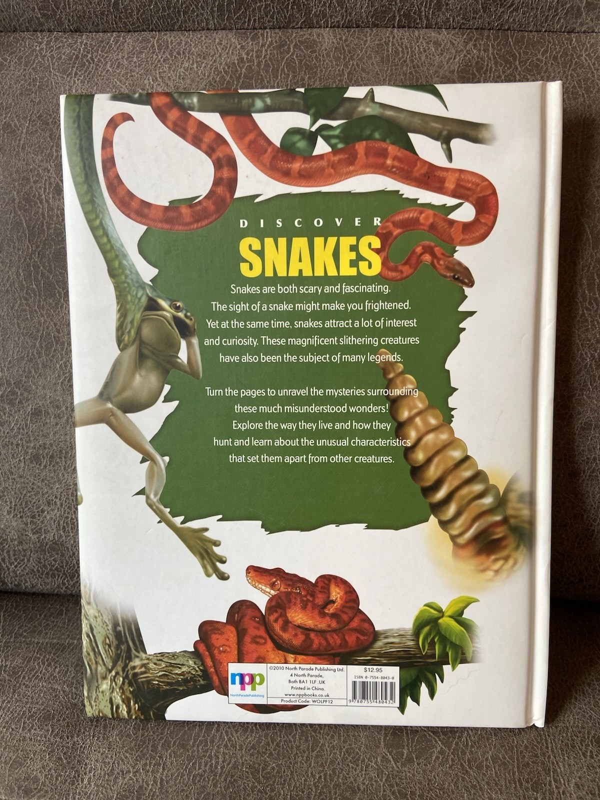 Wonders Of Learning Discover Books (Lot Of 4) Snakes, Bugs, Sharks, Dinosaurs