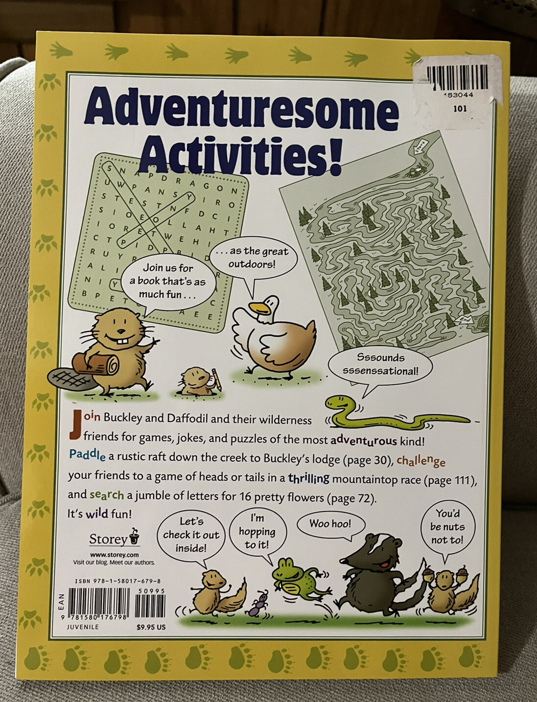 Book “The Great Outdoors Games & Puzzles” 2007 Paperback, New Condition (g)