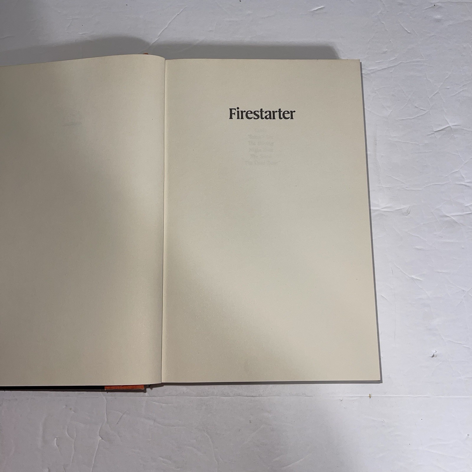 Steven King Fire Starter Book Hardcover 1st Ed 3rd Printing Viking Vintage 1980