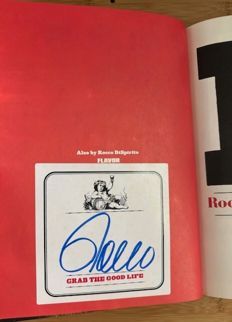 Rocco’s ITALIAN AMERICAN cookbook (Rocco Dispirito) SIGNED (Hardcover with dj)