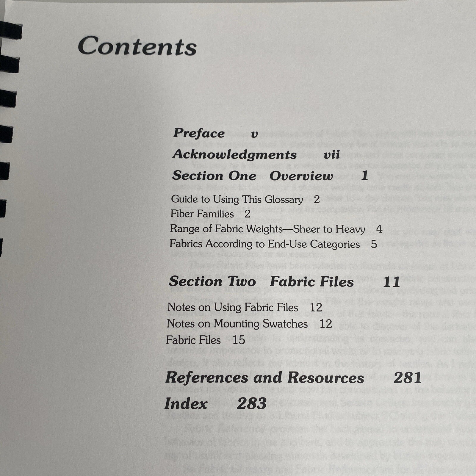 Fabric Glossary by Mary Humphries Textile Fibers Reference Guide Comb Bound