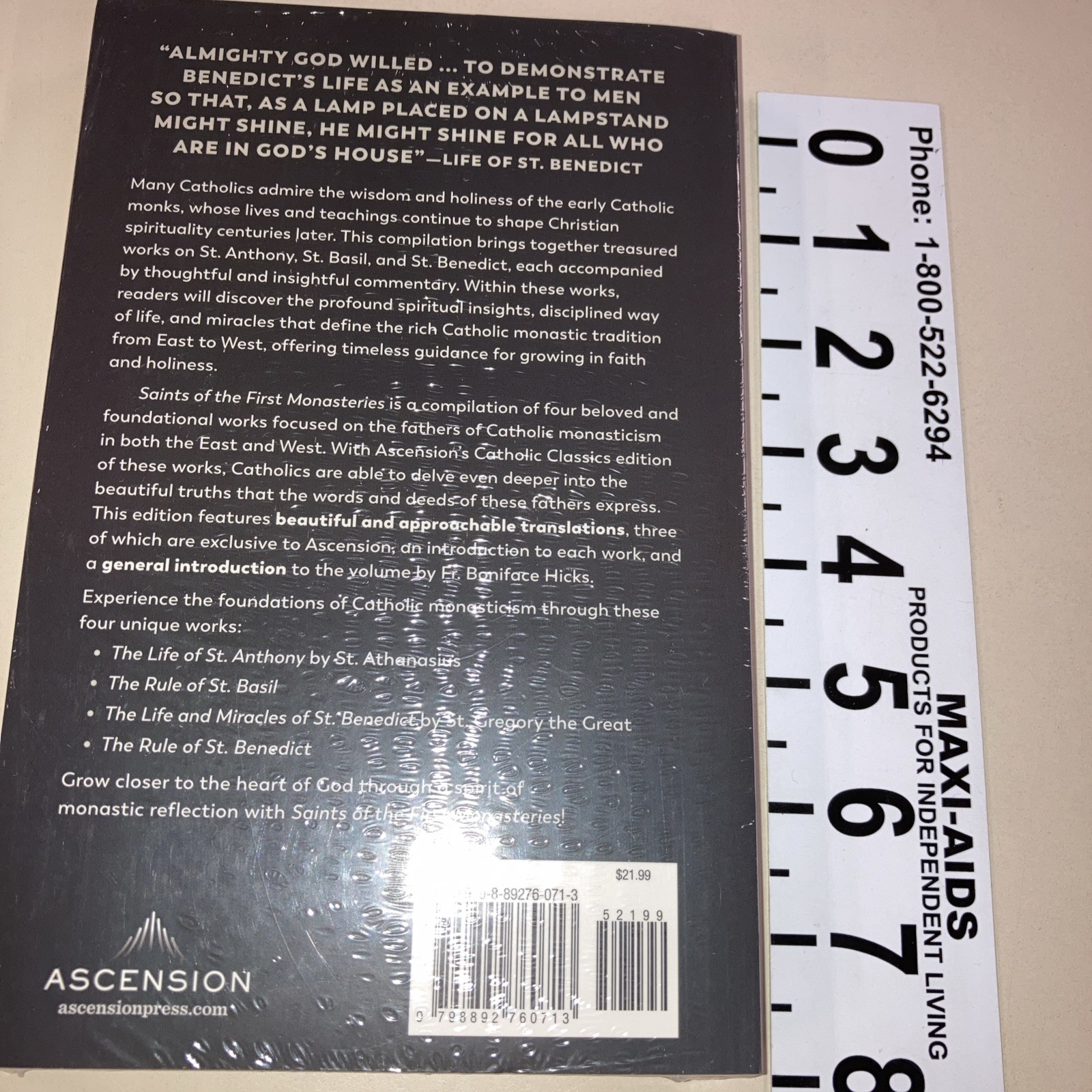 Saints of the First Monasteries SC Catholic Classics 2025 Ascension Press As New