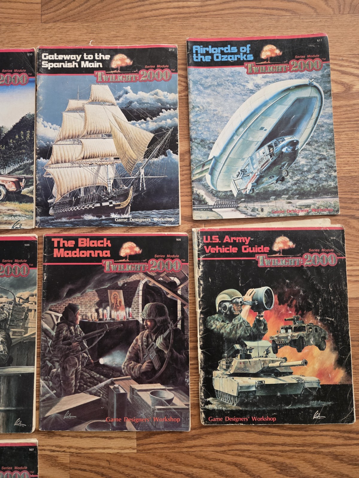 10 Twilight 2000 Military Role Playing Book Lot Used Rare RPG vintage