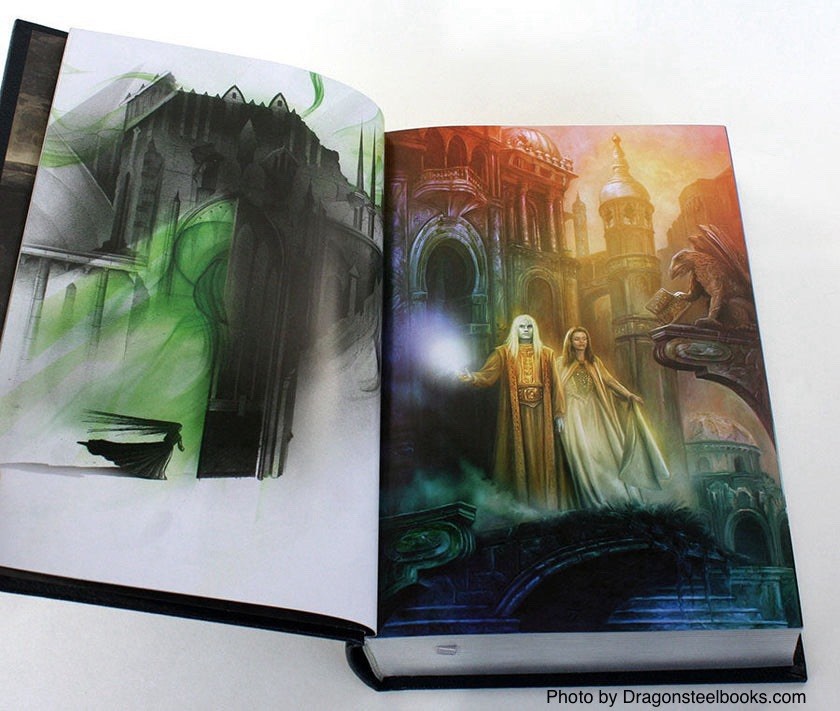 SIGNED Leather bound ELANTRIS 10th Anniversary Edition Brandon Sanderson SEALED