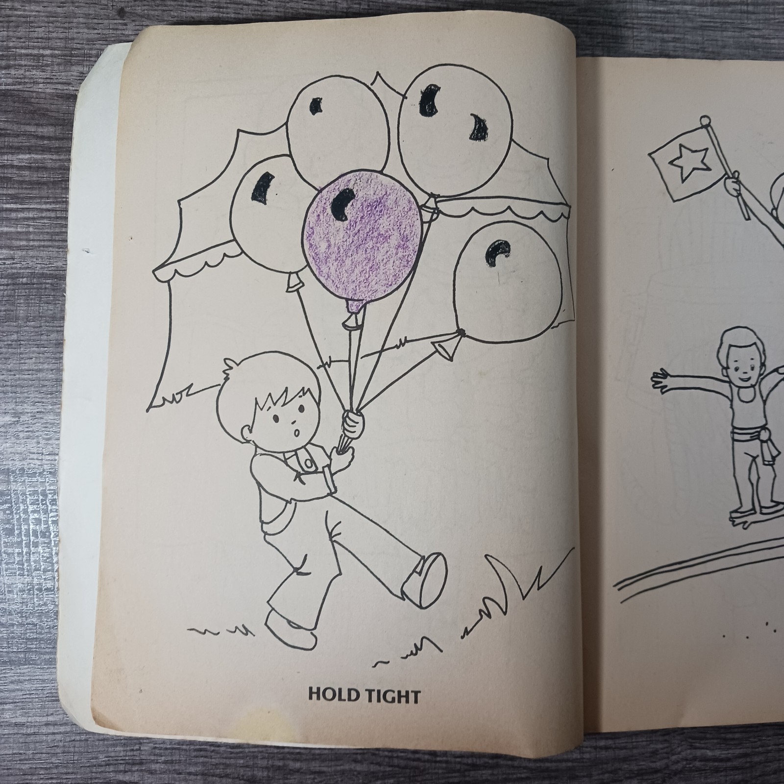 Jumbo Coloring Book 250 Pages Vintage 1988 Favorite Day-To-Day Honey Bear Books