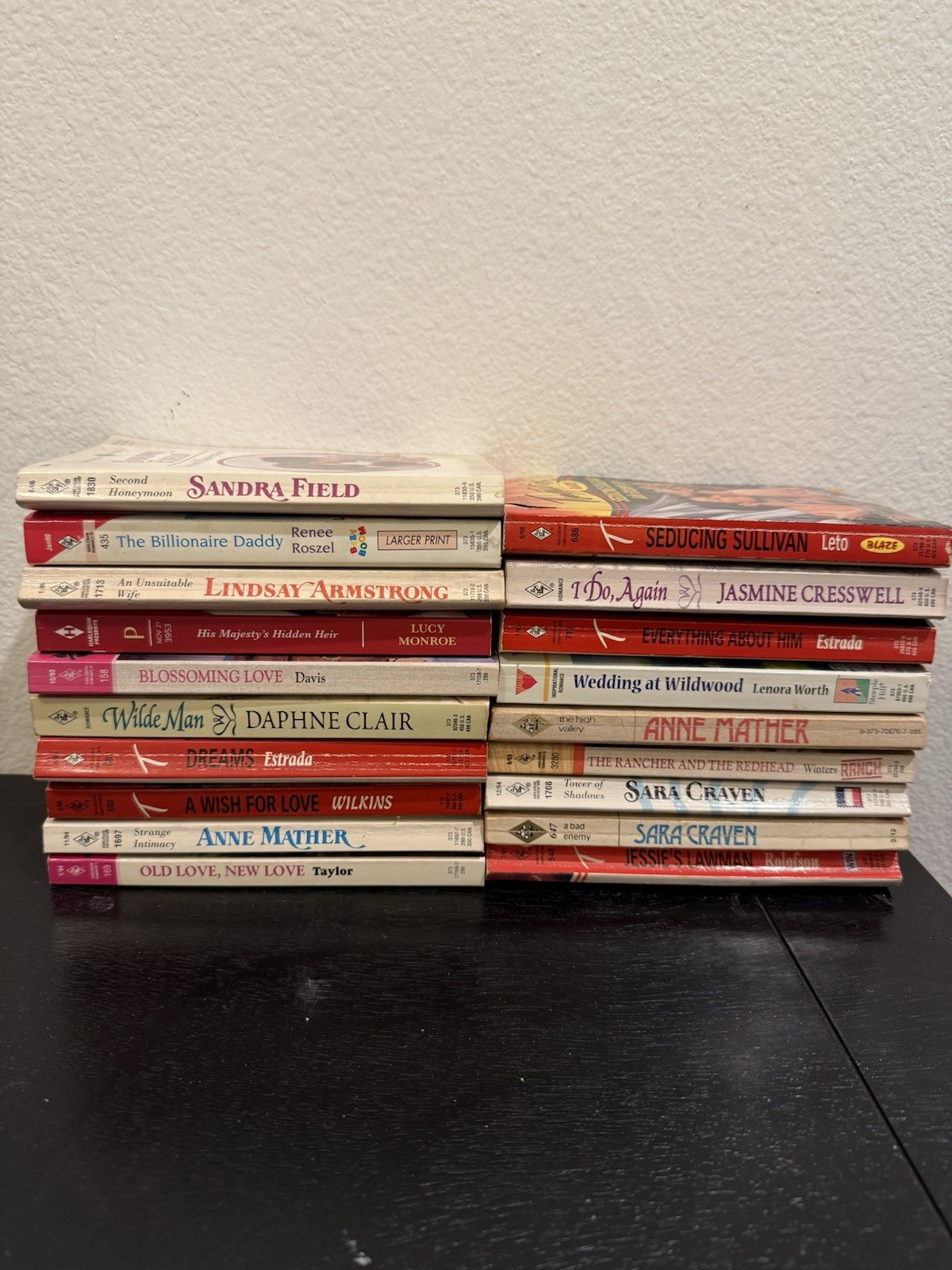 Romance Paperback Vintage Novels Of Love 19 Books Mixed Lot 250 Pages Or Less
