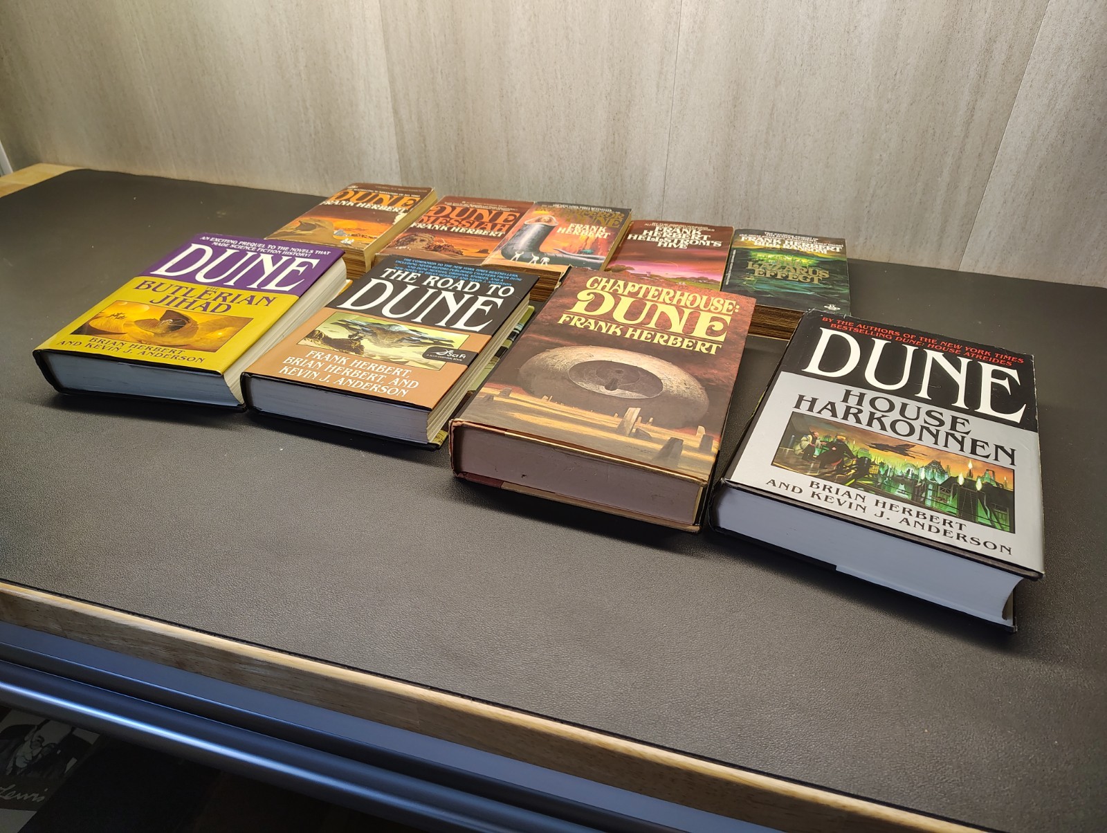 Frank Herbert Dune Sci-Fi Book Lot of 9 books. Paperback + Hardcover