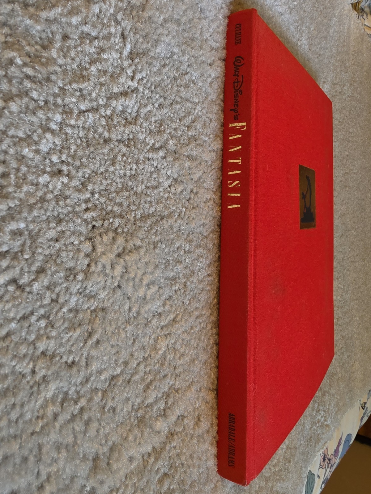 Walt Disney’s Fantasia hardcover collectible book 1987 Vintage