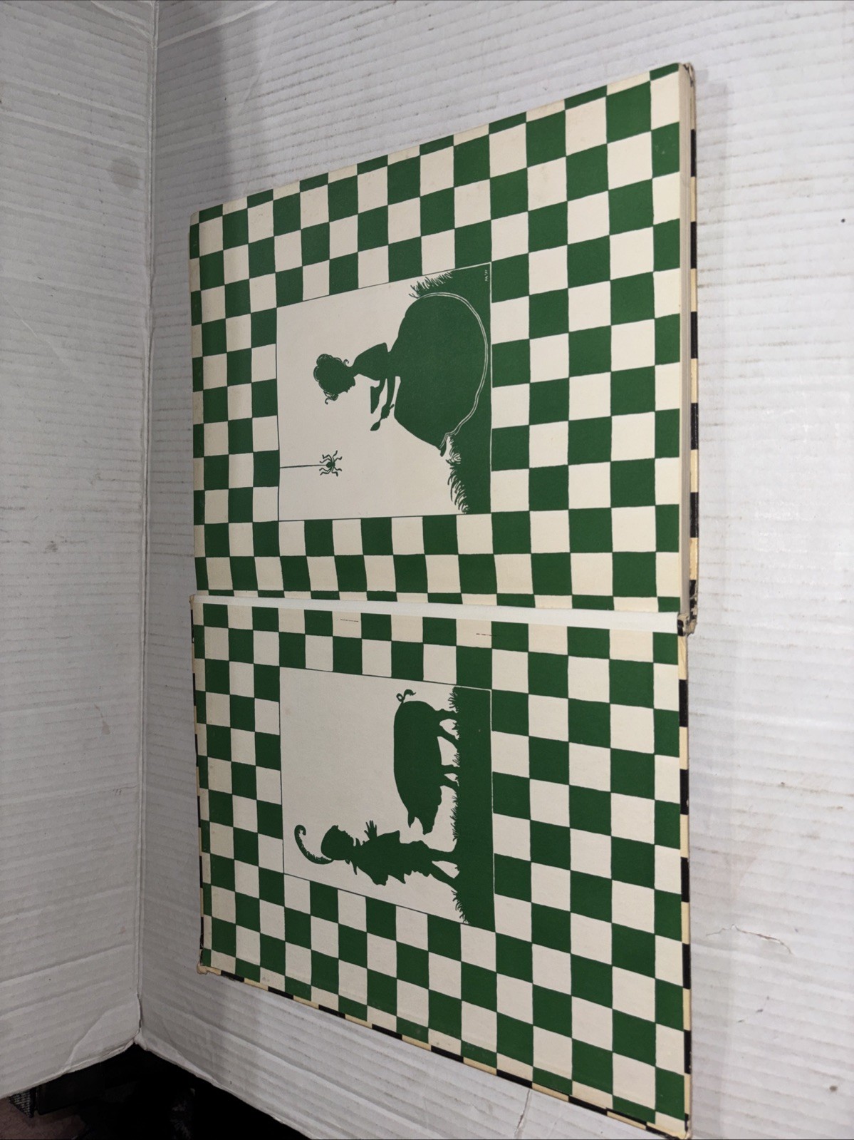 Vintage 1966 The Real Mother Goose Hardcover Nursery Rhymes Book 12×9.25″