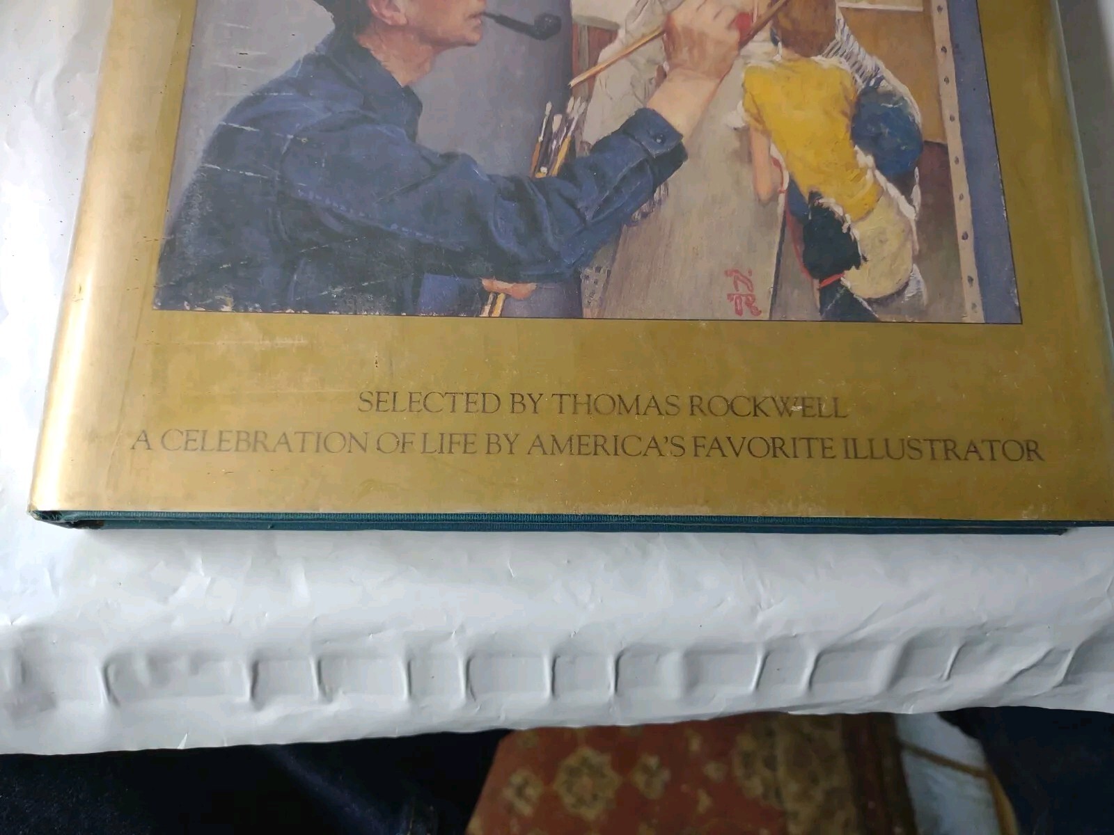 THE BEST OF NORMAN ROCKWELL BY THOMAS ROCKWELL HARDCOVER BOOK 136 PAGES