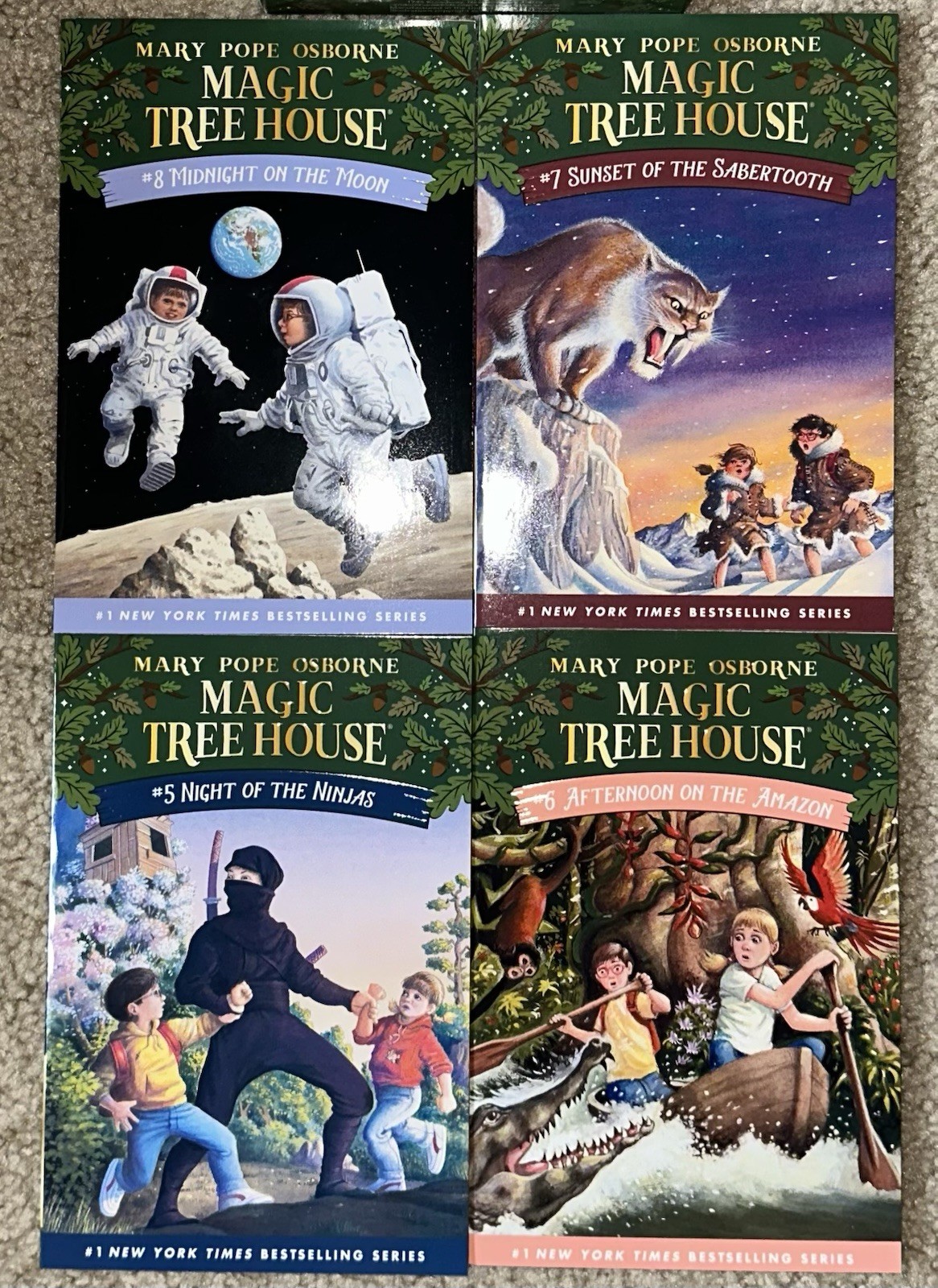 Magic Tree House Books 5-8 Boxed Set by Mary Pope Osborne (2002, Box or…