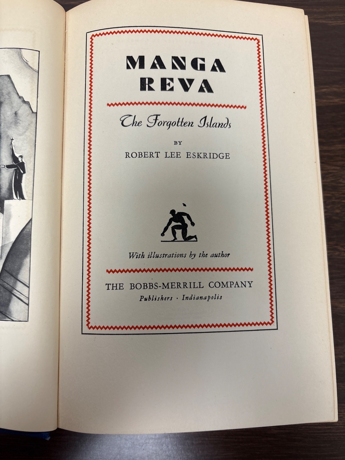 Manga Reva : The Forgotten Islands by Robert Lee Eskridge – 1st Edition – 1931
