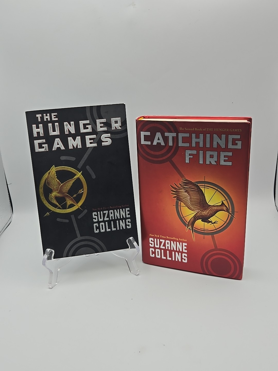 Hunger Games Books #1 And #2 – Book 1 Paperback, Book 2 Hardcover With Dustcover