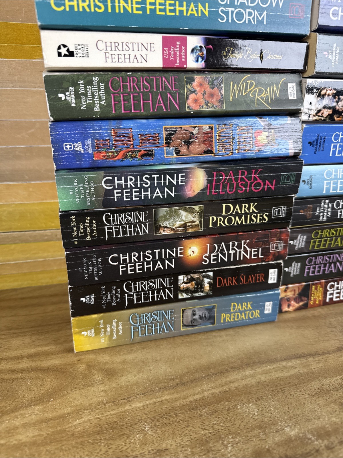 Lot of 22 Paranormal Romance Paperbacks by Christine Feehan Random Mix of Series