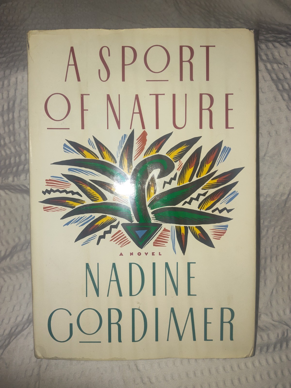 A Sport of Nature by Nadine Cordimer -Hardcover 1987 First Edition Book
