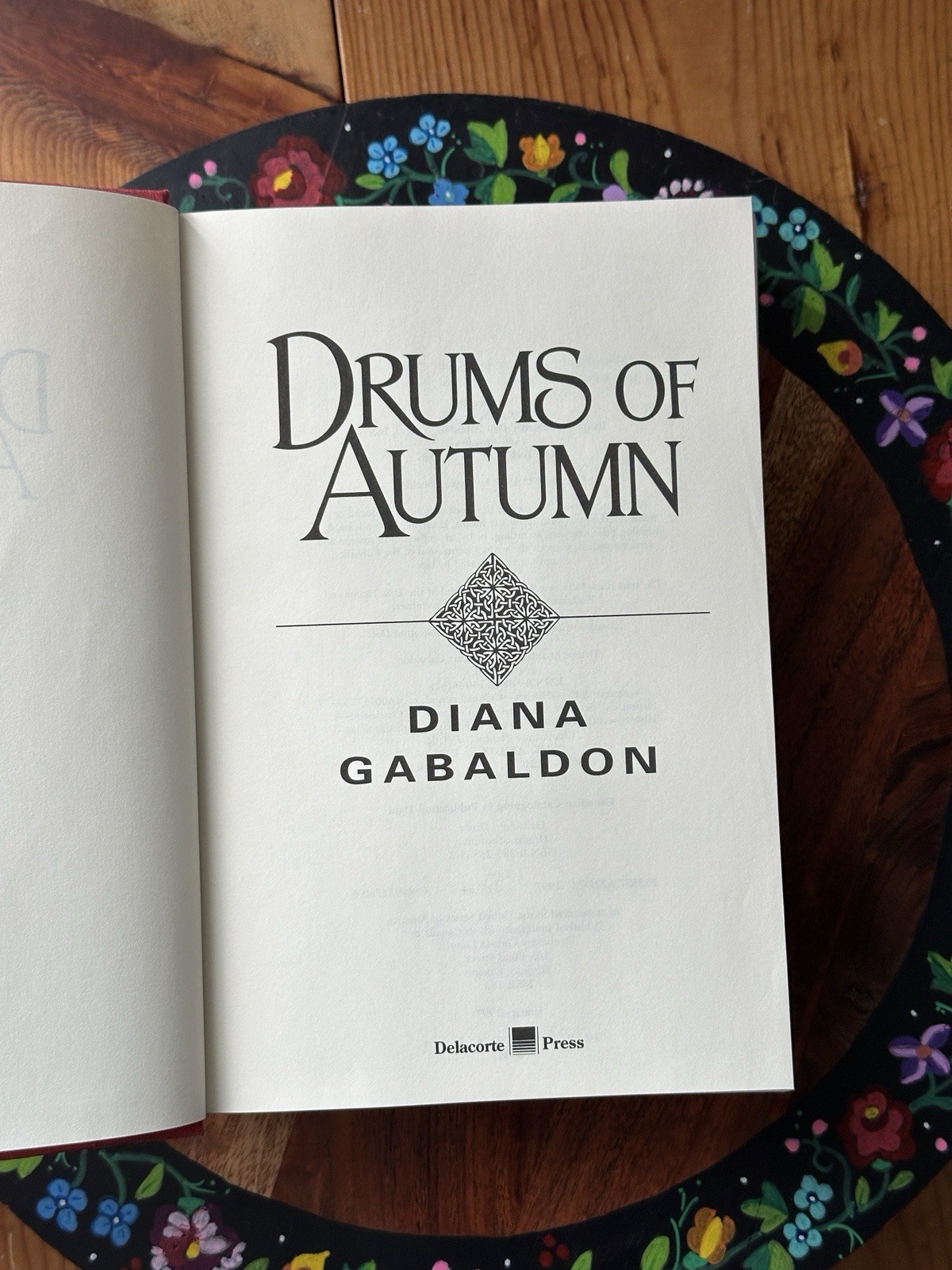 Drums of Autumn Diana Gabaldon Outlander First Edition First Printing HC DJ