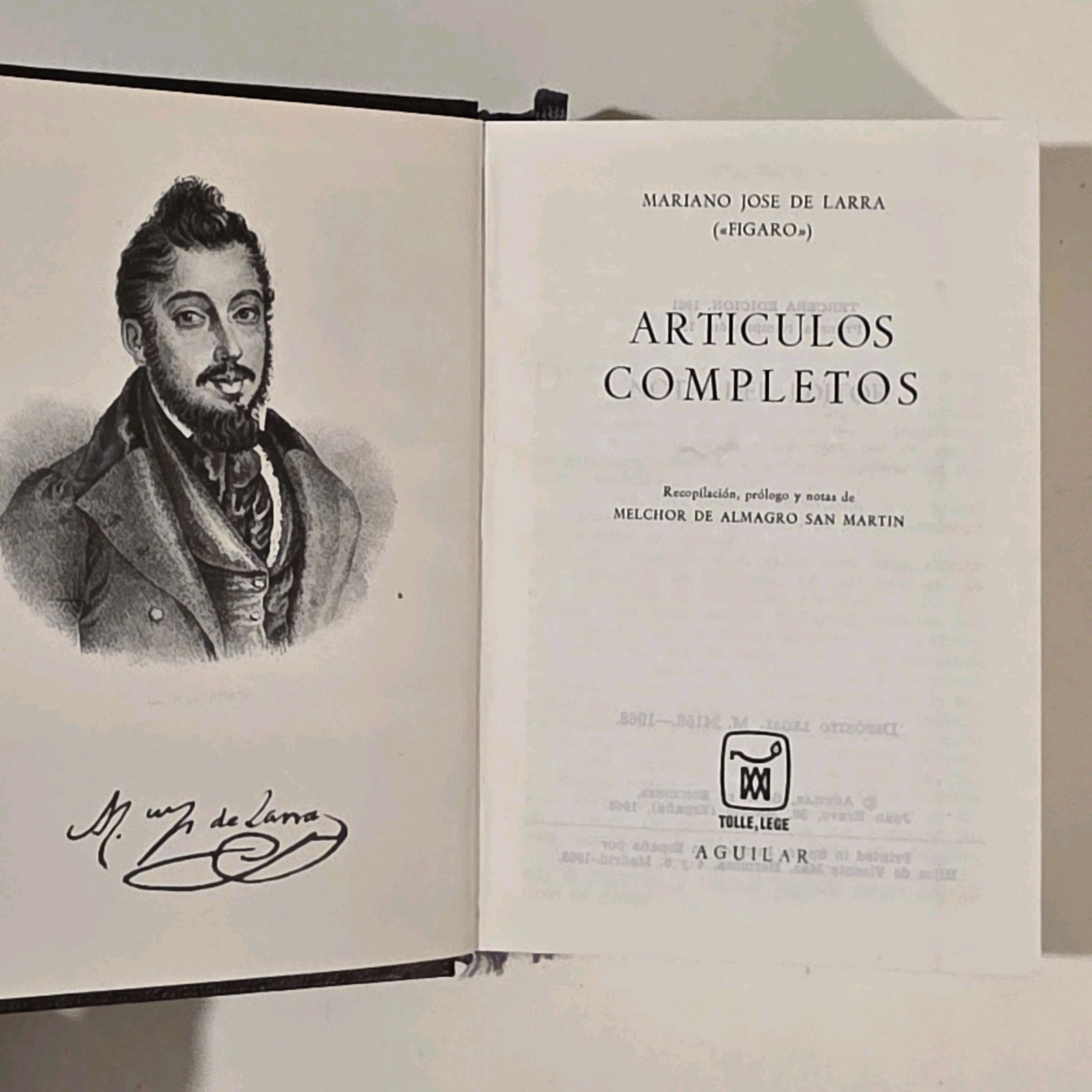 Lot 4 Vintage Aguilar Spanish Classics Mini Leatherette Books Góngora Thackeray