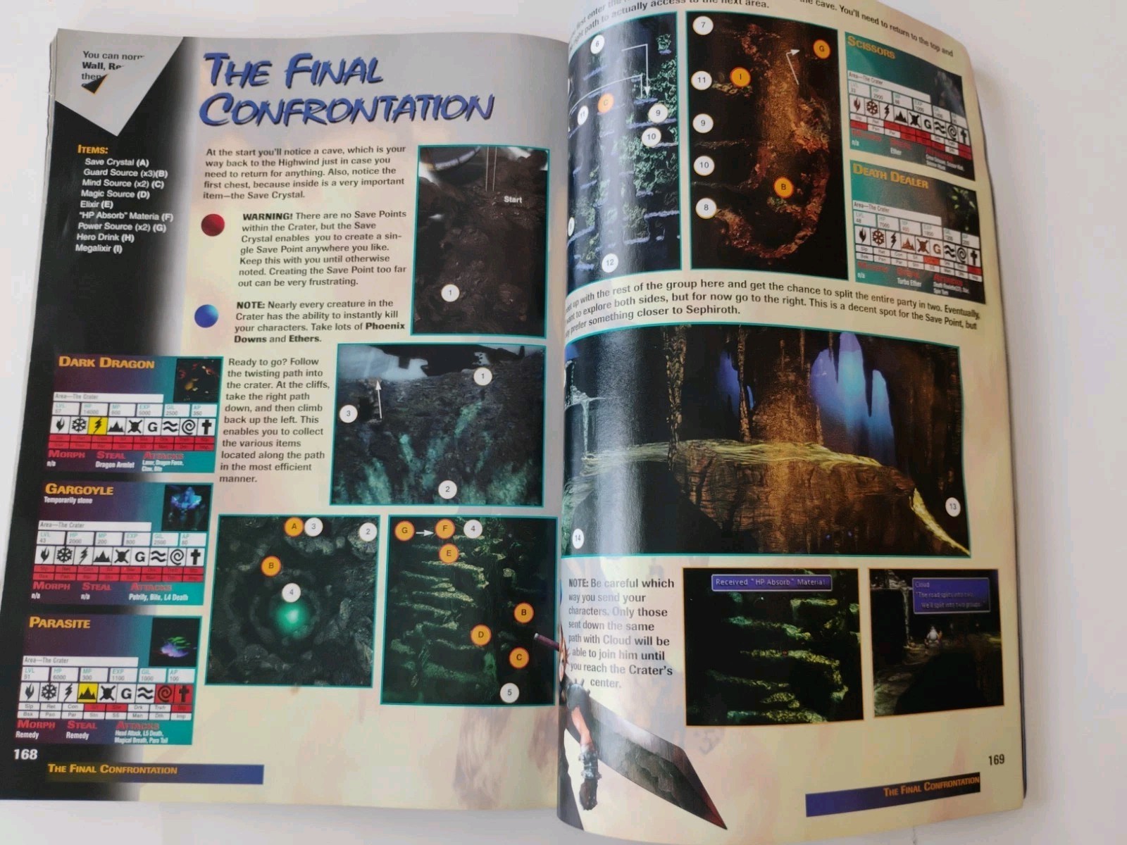 FINAL FANTASY VII BRADY GAMES STRATEGY GUIDE VERY RARE 1ST COVER! FF7