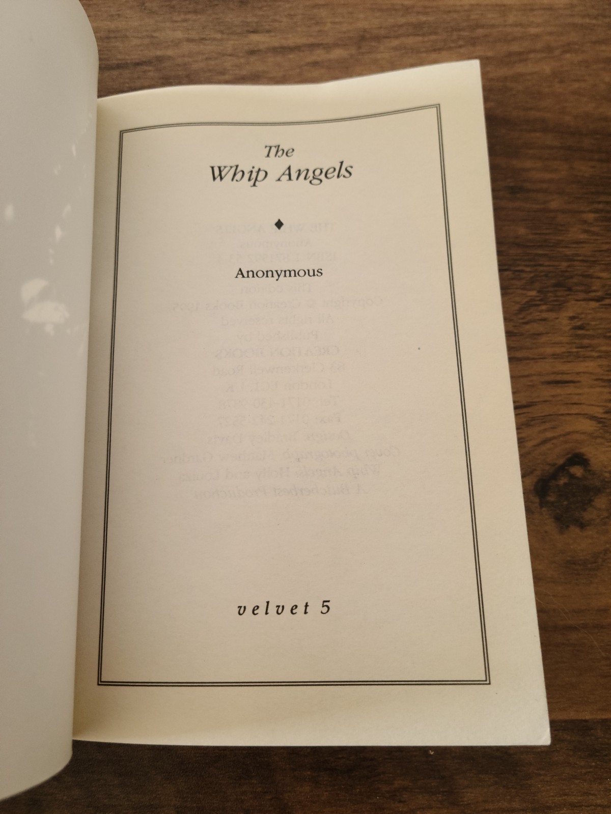 The Whip Angels Anonymous velvet 5