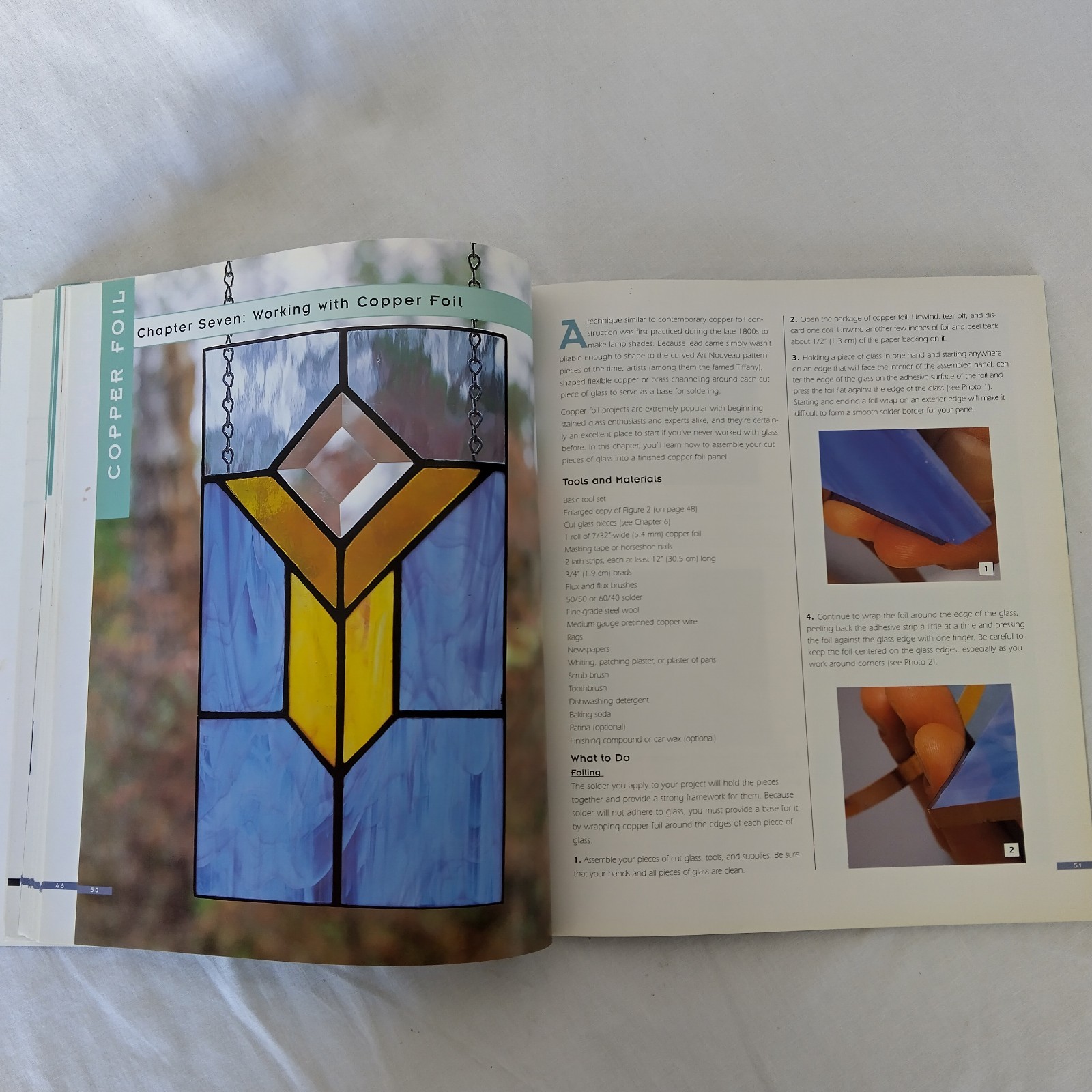 Stained Glass Basics: Techniques -Tools- Projects by Rich,Mitchell & Ward-1997