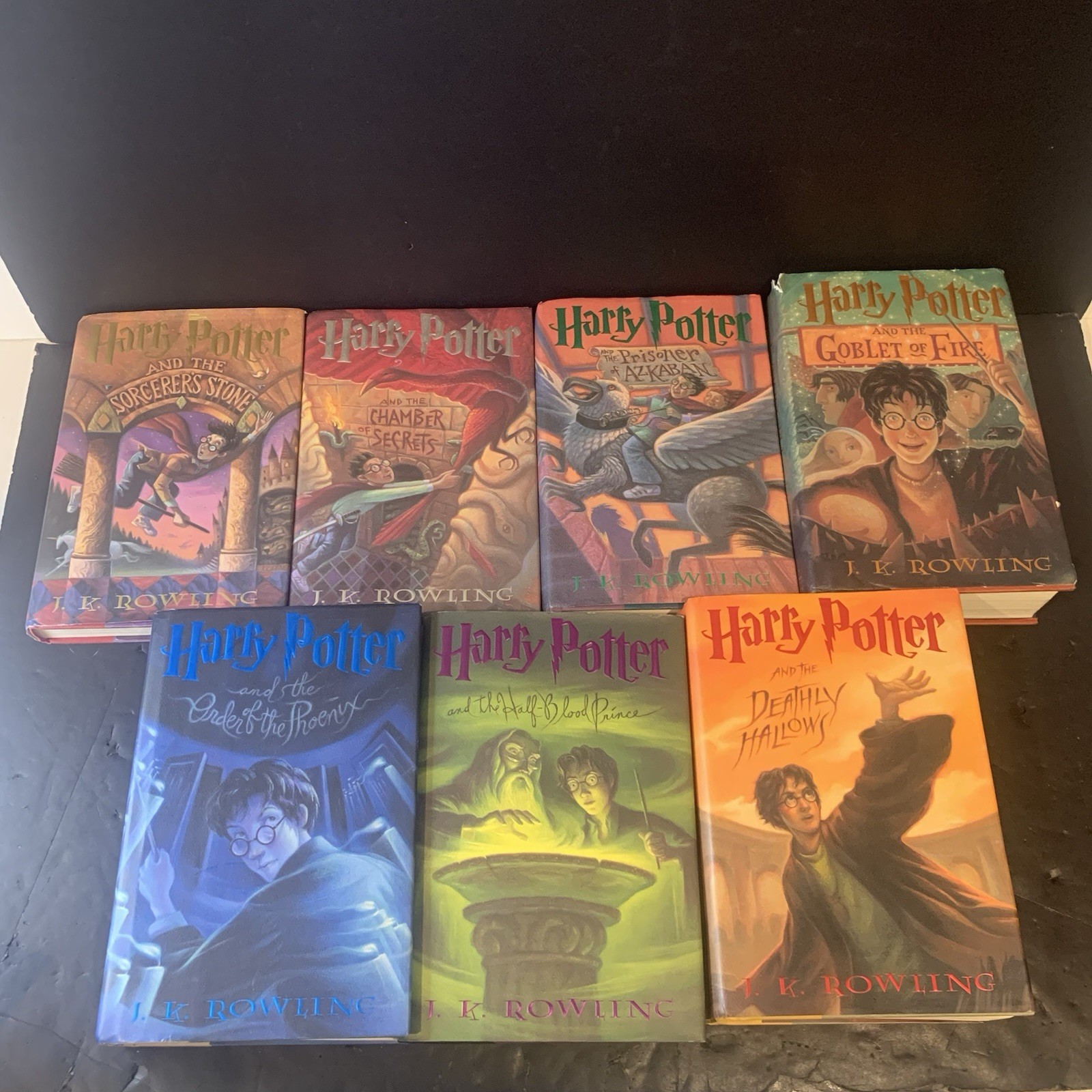 Harry Potter Complete Hardcover Book Set Lot 1-7 1st American Edition