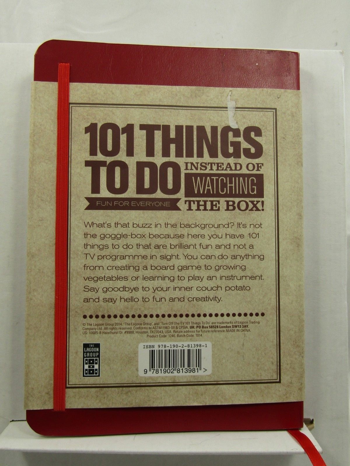Lagoon Turn Off The TV 101 Things To Do Fun Activity Game Suggestion Book Gift