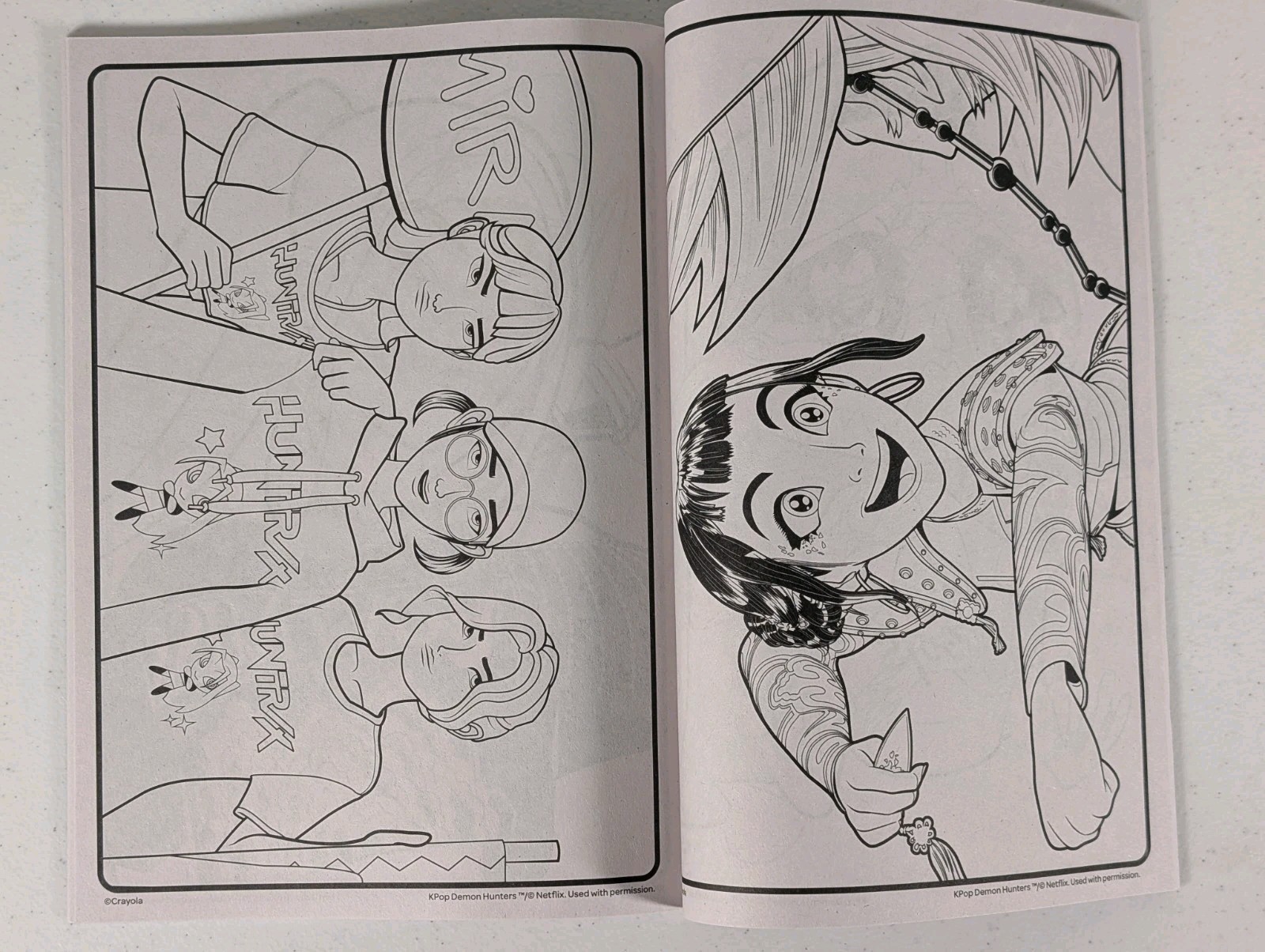 Crayola KPop Demon Hunters Coloring Book Anime Netflix Huntrix Saja Boys 64 Pg