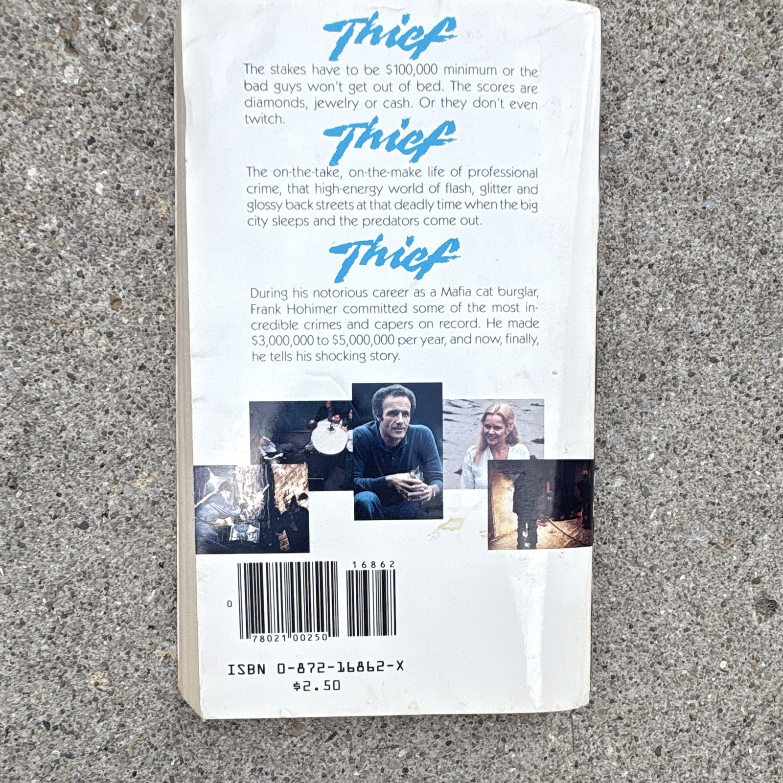 Thief by Frank Hohimer Paperback Revised Ed Crime Film/TV Adaptation 1975