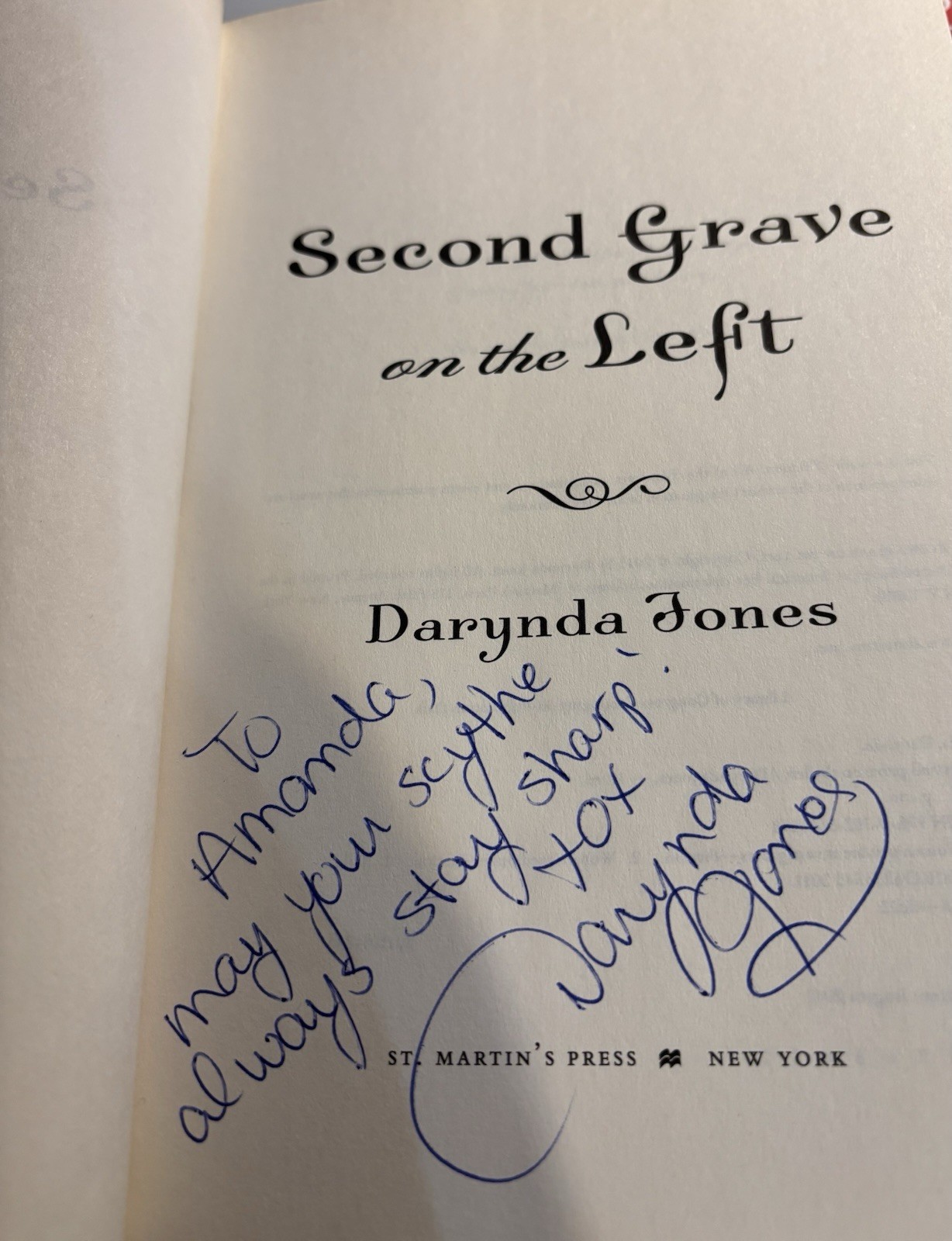 Darynda Jones “Grave” Paranormal Mysteries Lot of 4, (2,3,8,10) SIGNED, HC DJ.