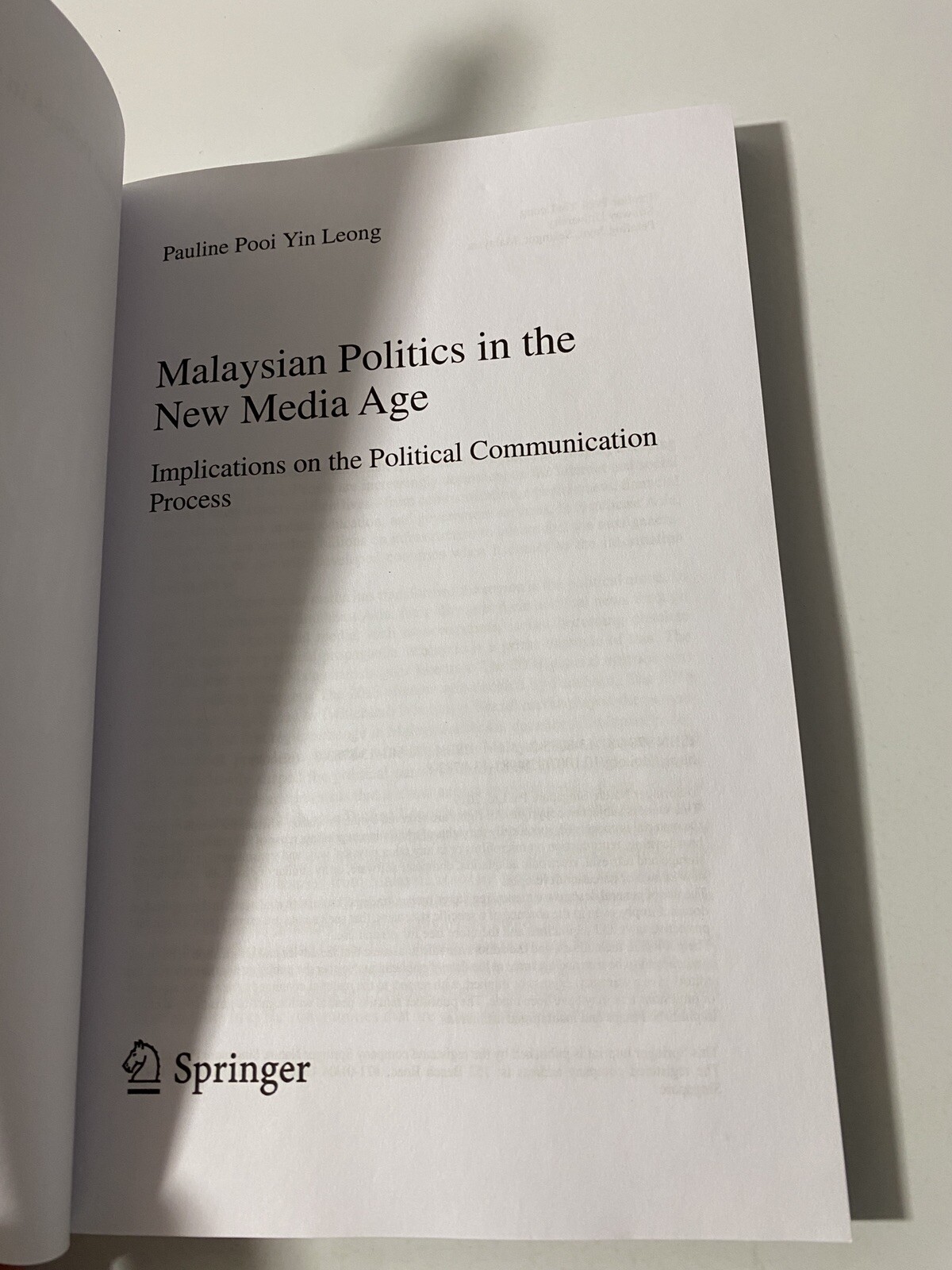 Malaysian Politics in the New Media Age Implications Political Communications