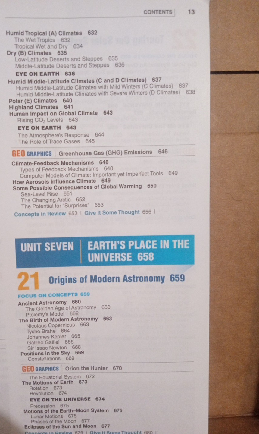 Earth Science–Global Edition -14th Edition by Edward Tarbuck –Paperback
