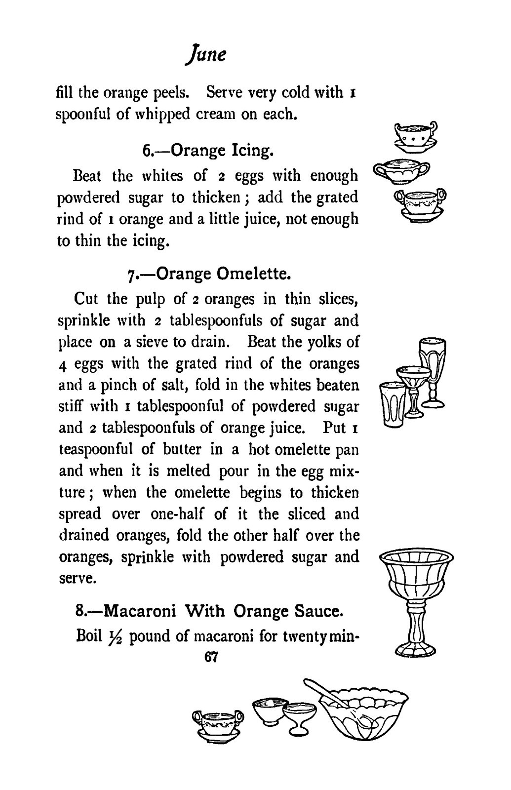 (1909) 365 Orange Recipes Vintage Cook Book 159 Pages