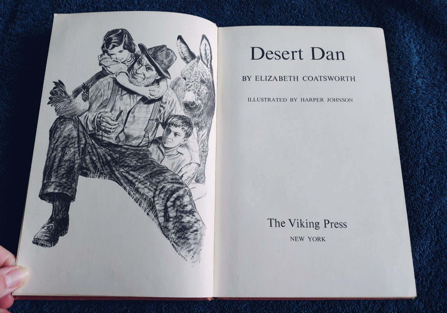 Desert Dan-Elizabeth Coatsworth-Harper Johnson-1960-Vintage Lit