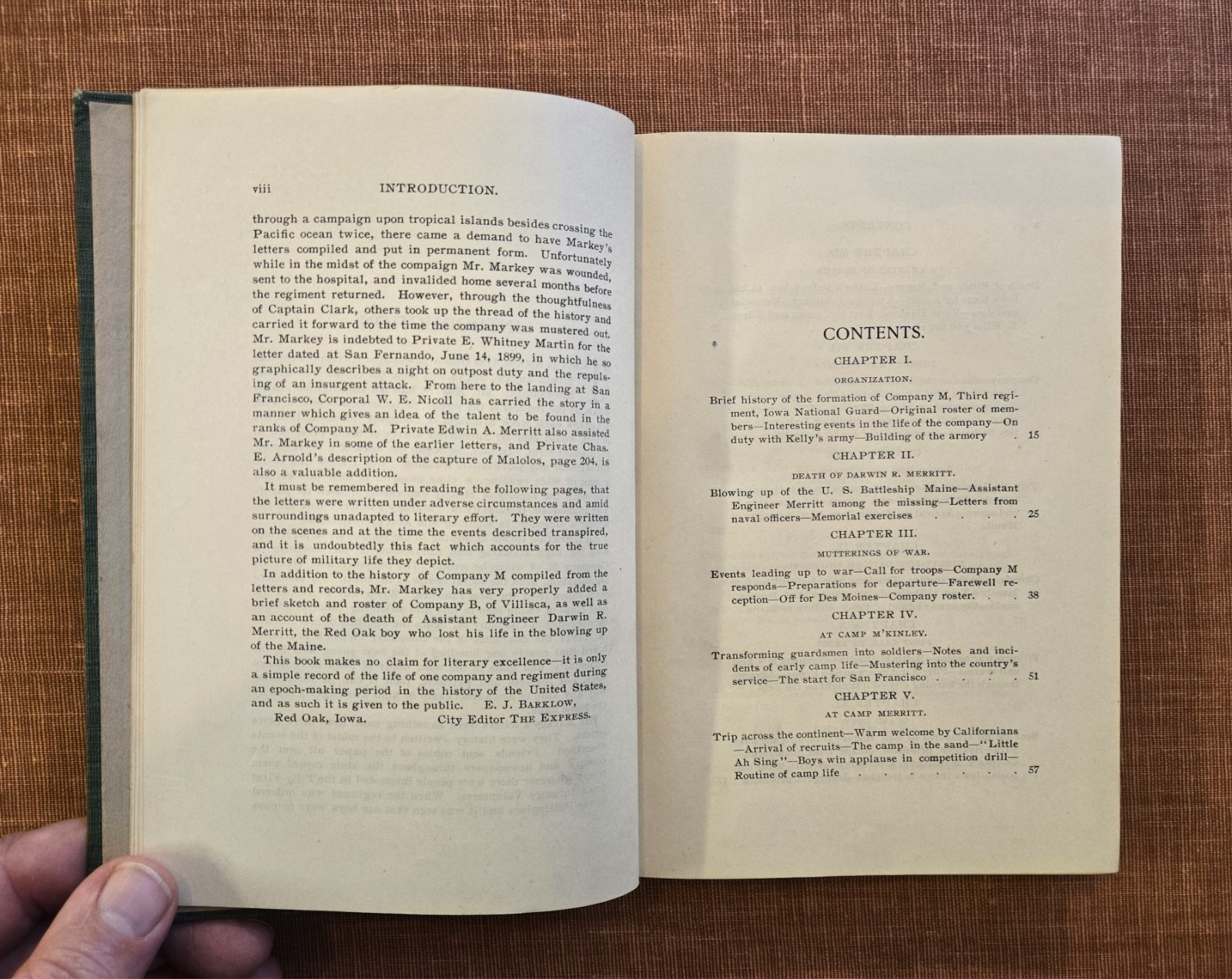 From Iowa to the Philippines – 51st Iowa Volunteers – Span Am War – 1900