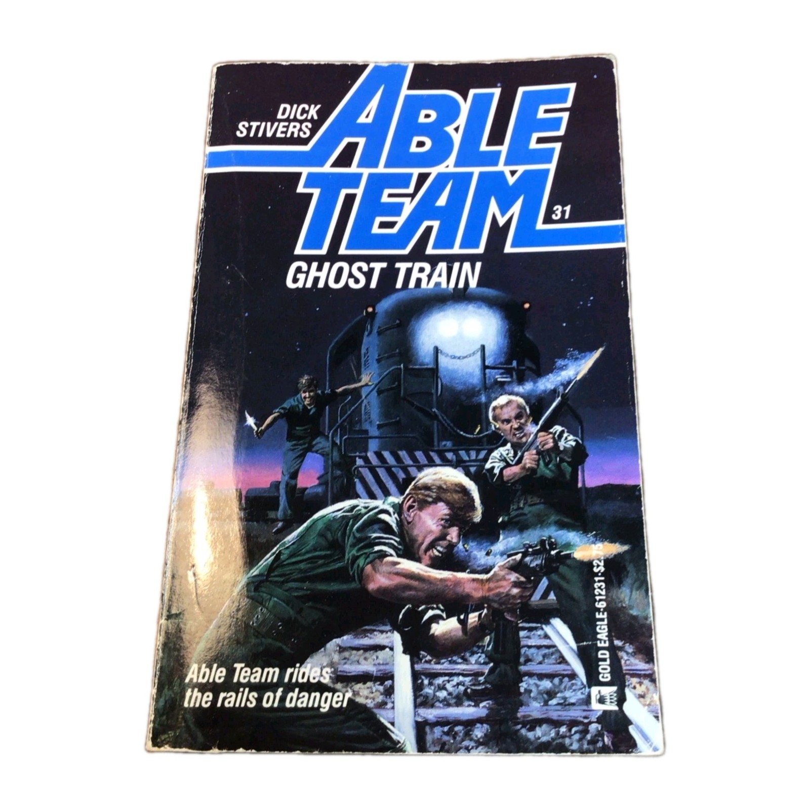 Ghost Train, by Dick Stivers (1987, Mass Market) Able Team