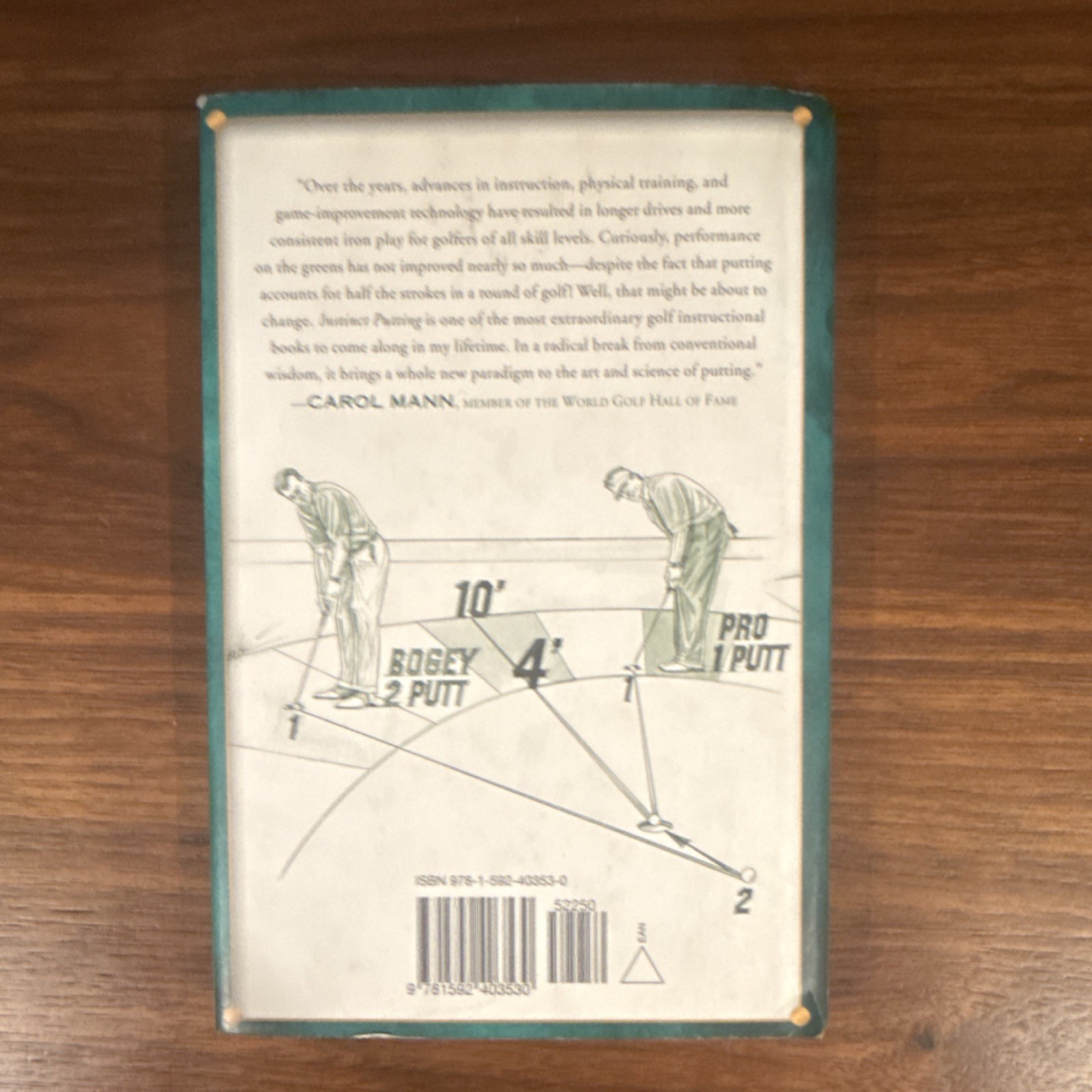 Instinct Putting Target Vision Putting Technique Golf Hardcover 2008 Alpenfels