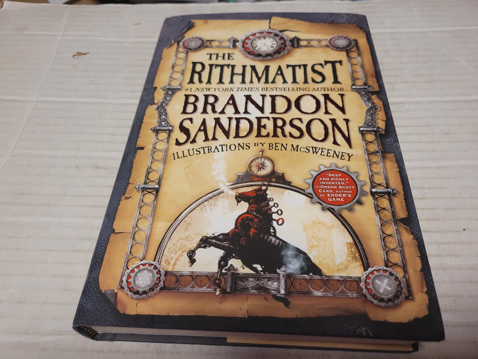 Rithmatist by Brandon Sanderson (2013, Hardcover) SIGNED 1st/1st