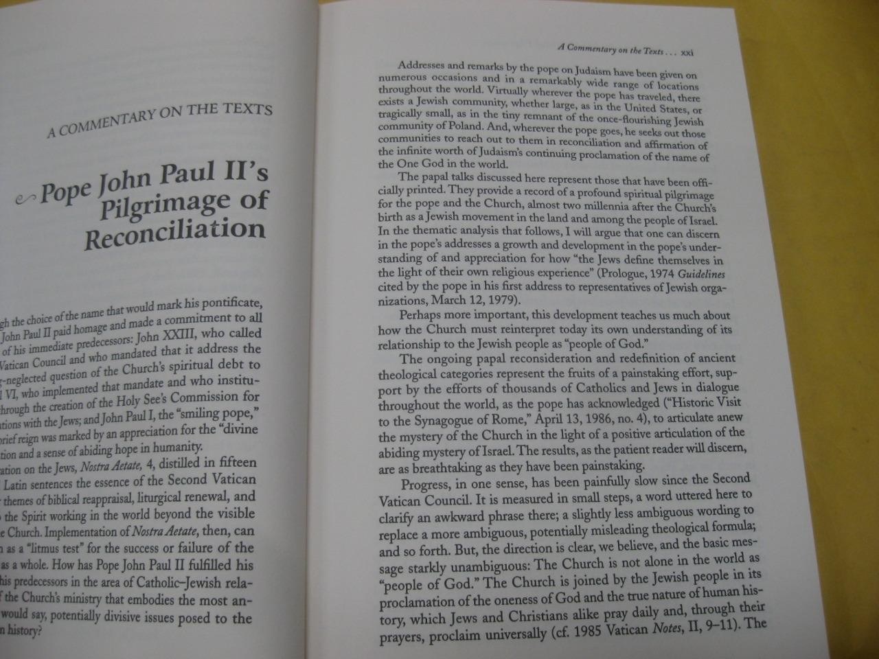 Spiritual Pilgrimage: Texts on Jews & Judaism, 1979-1995 by Pope John Paul II